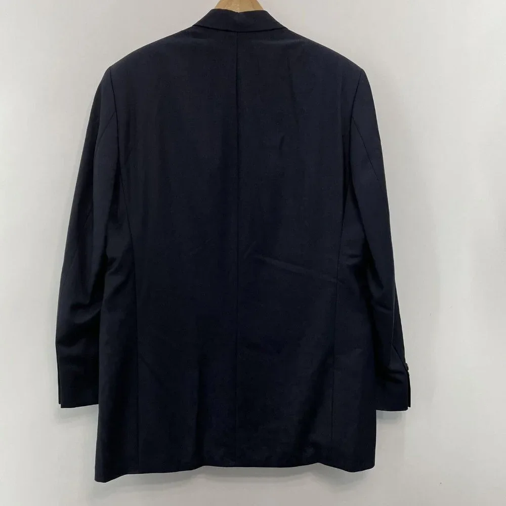 Ralph Lauren Black Label Blazer Coat Wool Academia Office Business Blue 40L